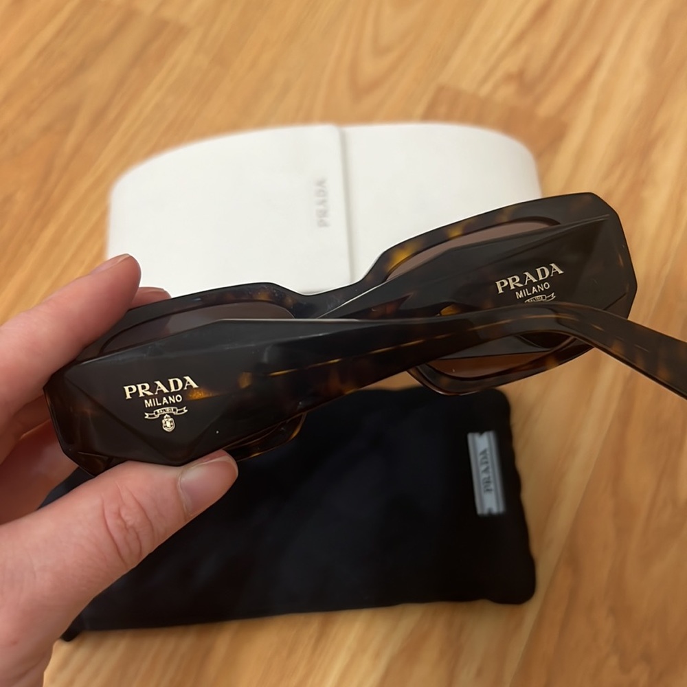 Prada Tortoise Shell Sunglasses - Picture 3 of 6